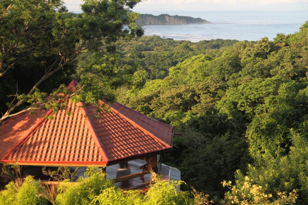 Yoga shala and beach views