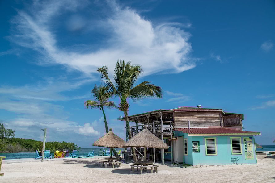 A bar at The Split in Caye Caulker - one of the best places to visit