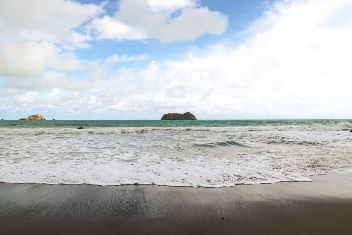 Wavy beach at Arenas Del Mar Beachfront & Rainforest Resort - one of the best hotels in Manuel Antonio, Costa Rica