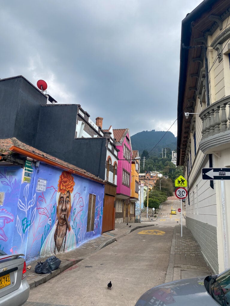 Beautiful street art - one of the top
sights in Bogota