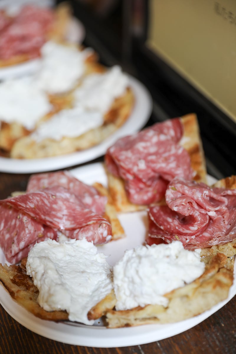 Traditional snacks in Venice