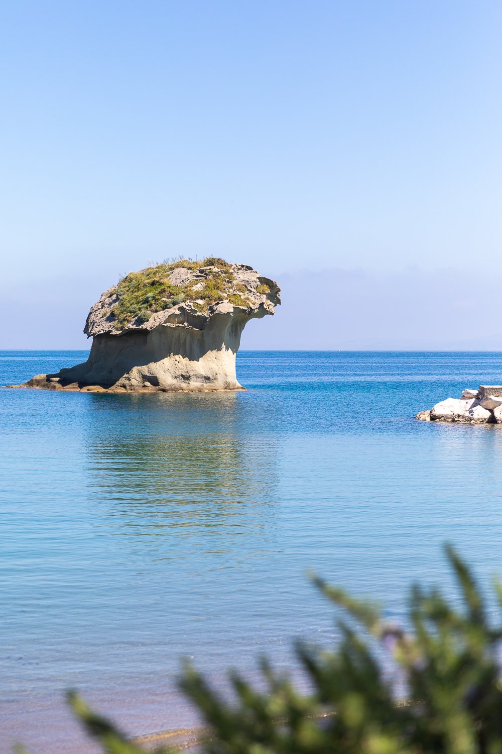 The Fungo Mushroom Rock in Lacco Ameno, Italy