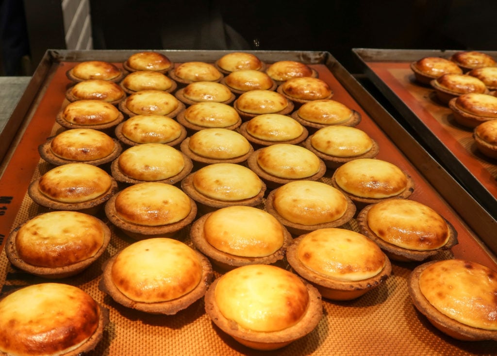 Cheese tarts at Kinotoya Bake, a bakery in Sapporo