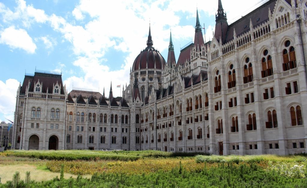 Hungarian Parliament Building in Budapest, Hungary