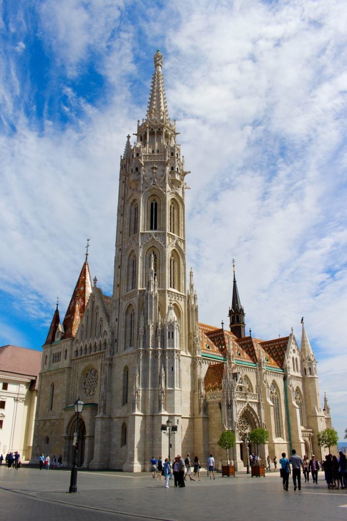 The iconic Matthias Church in Budapest, Hungary