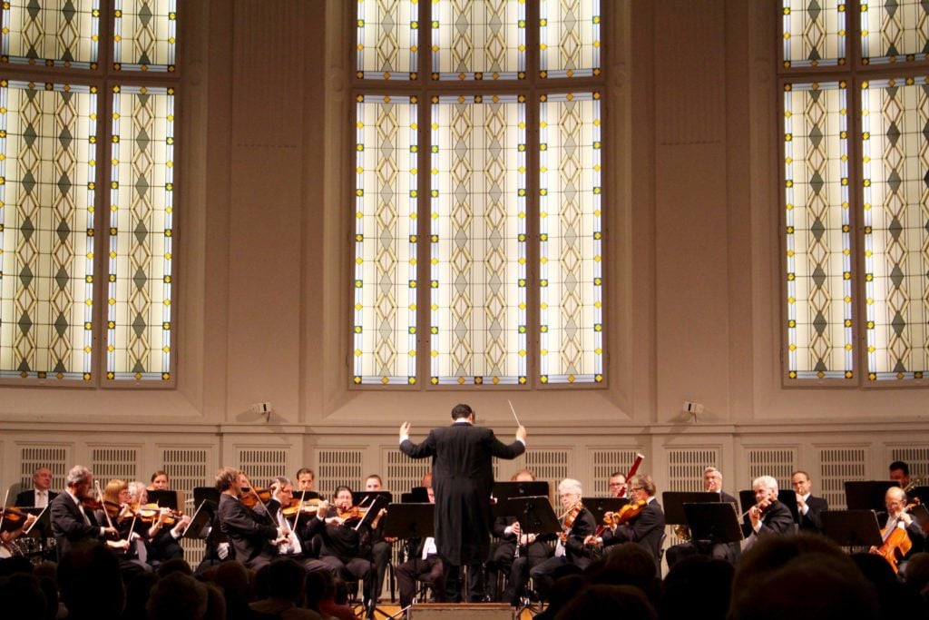 Orchestra performance at the Vienna Philharmonic