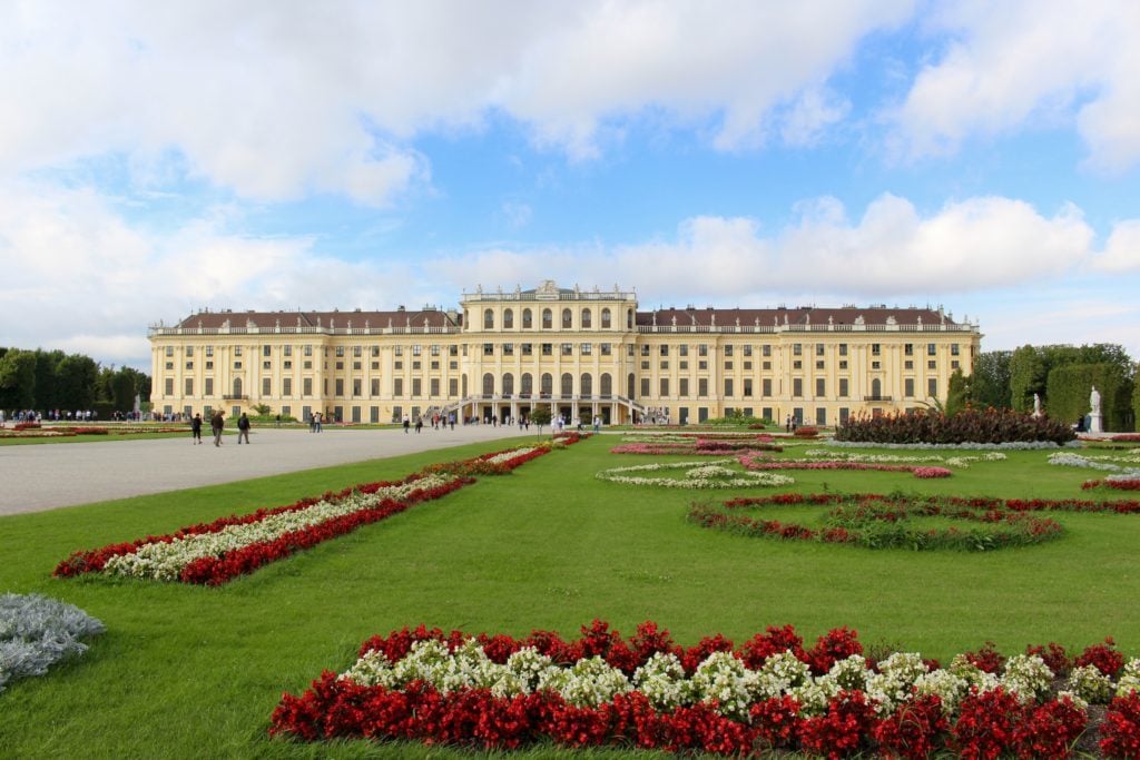 Schönbrunn Palace - an architectural building in Vienna, Austria that we visited during our Viking River Cruises Grand European Tour
