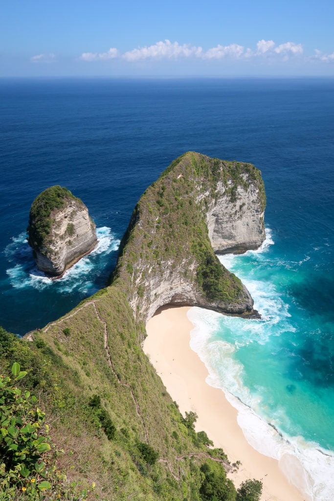 View of Kelingking Beach