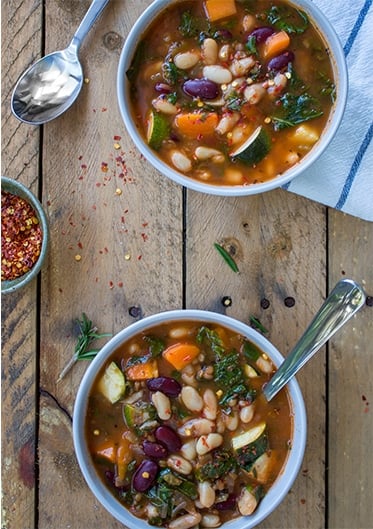 Classic Vegan Minestrone Soup