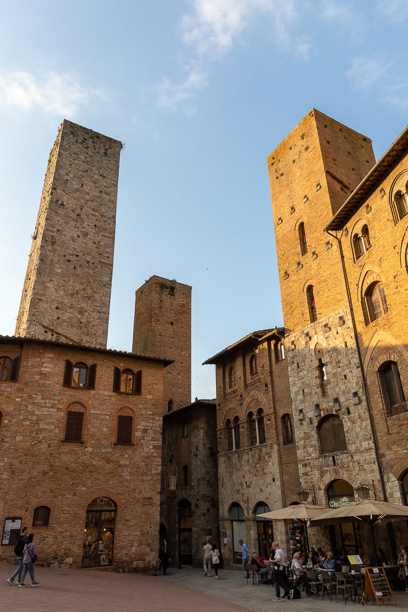 Medieval towers and buildings of San Gimignano, one of the best places to add in your Tuscany itinerary