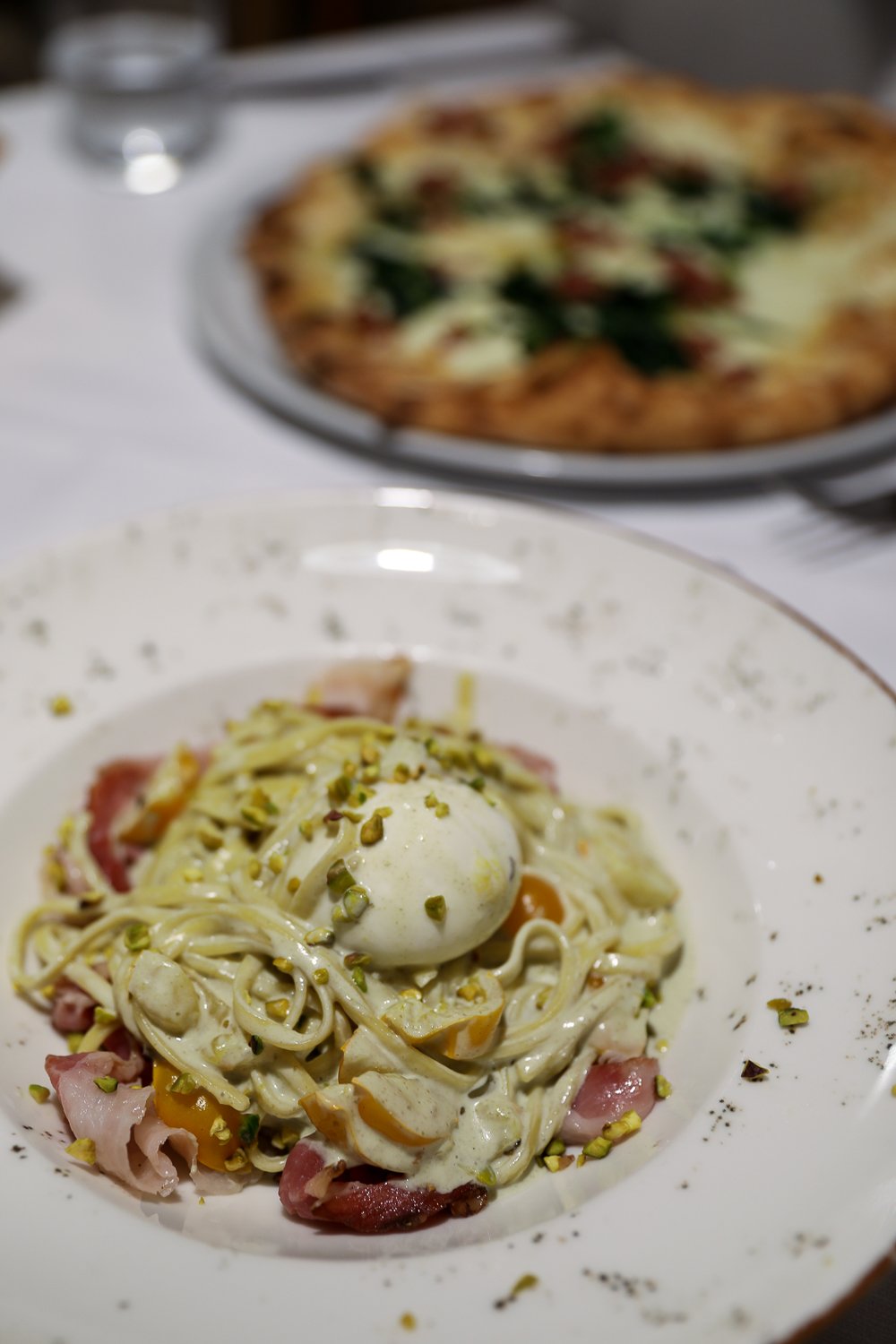 Delicious pasta in Alberobello, the trulli town in Italy