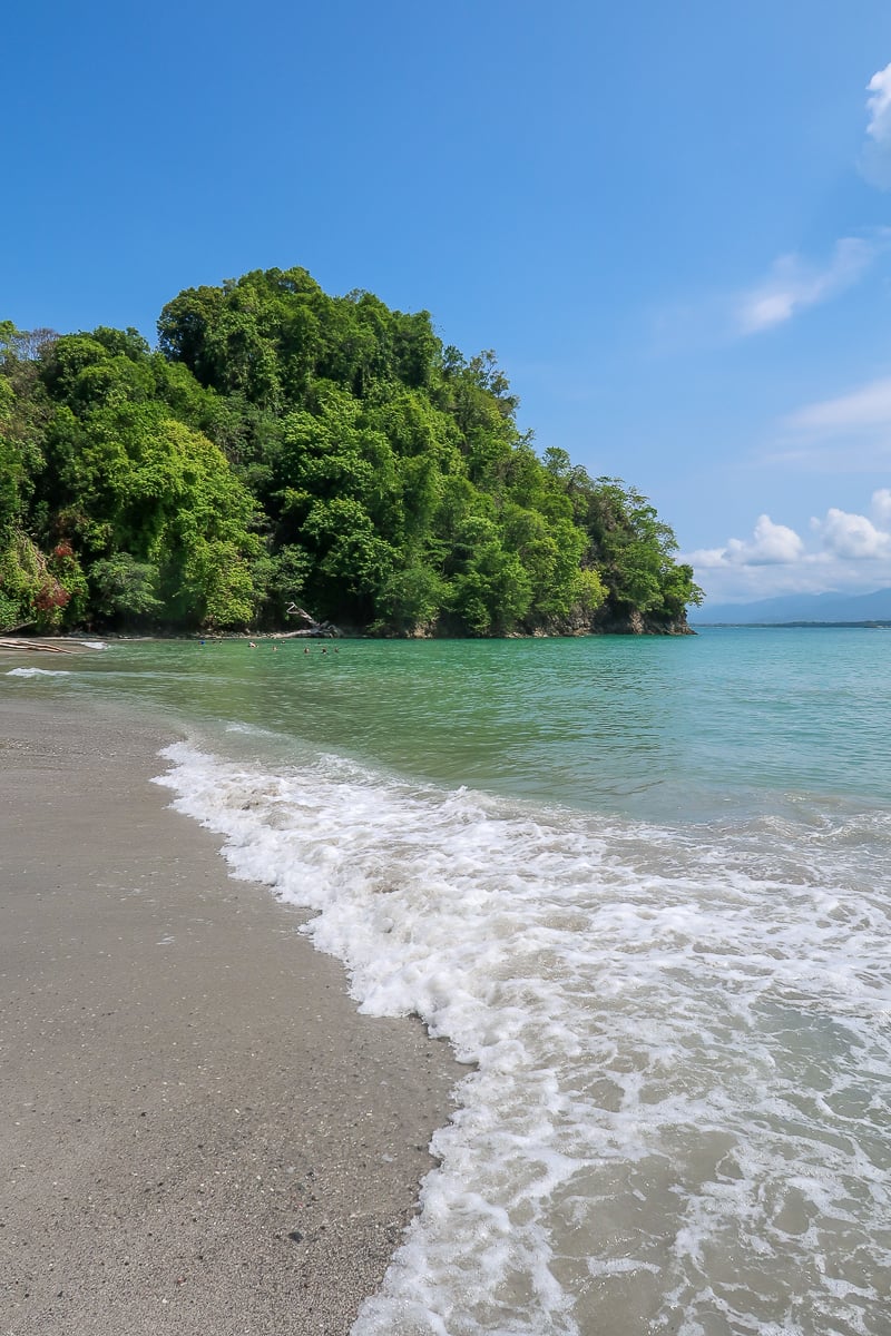 Relaxing turquoise waters of Playa Biesanz