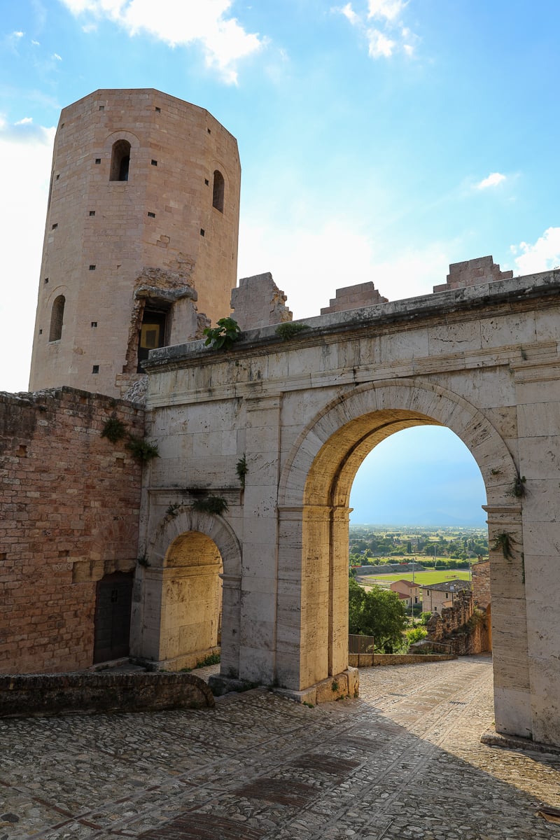 Porta Venere, a must-see in Spello, Italy