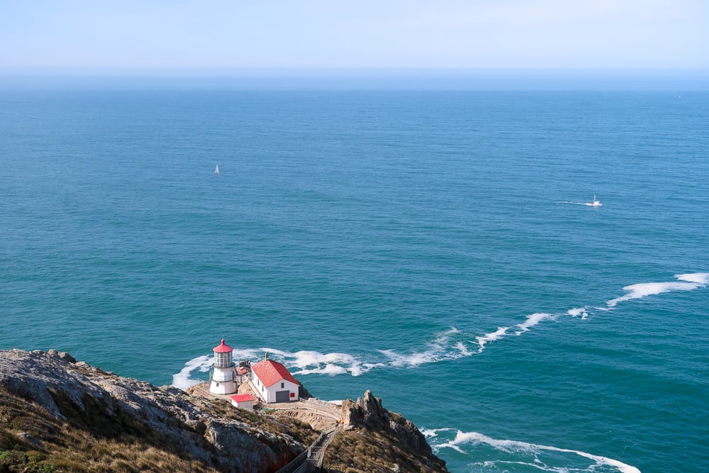 the point reyes lighthouse in california