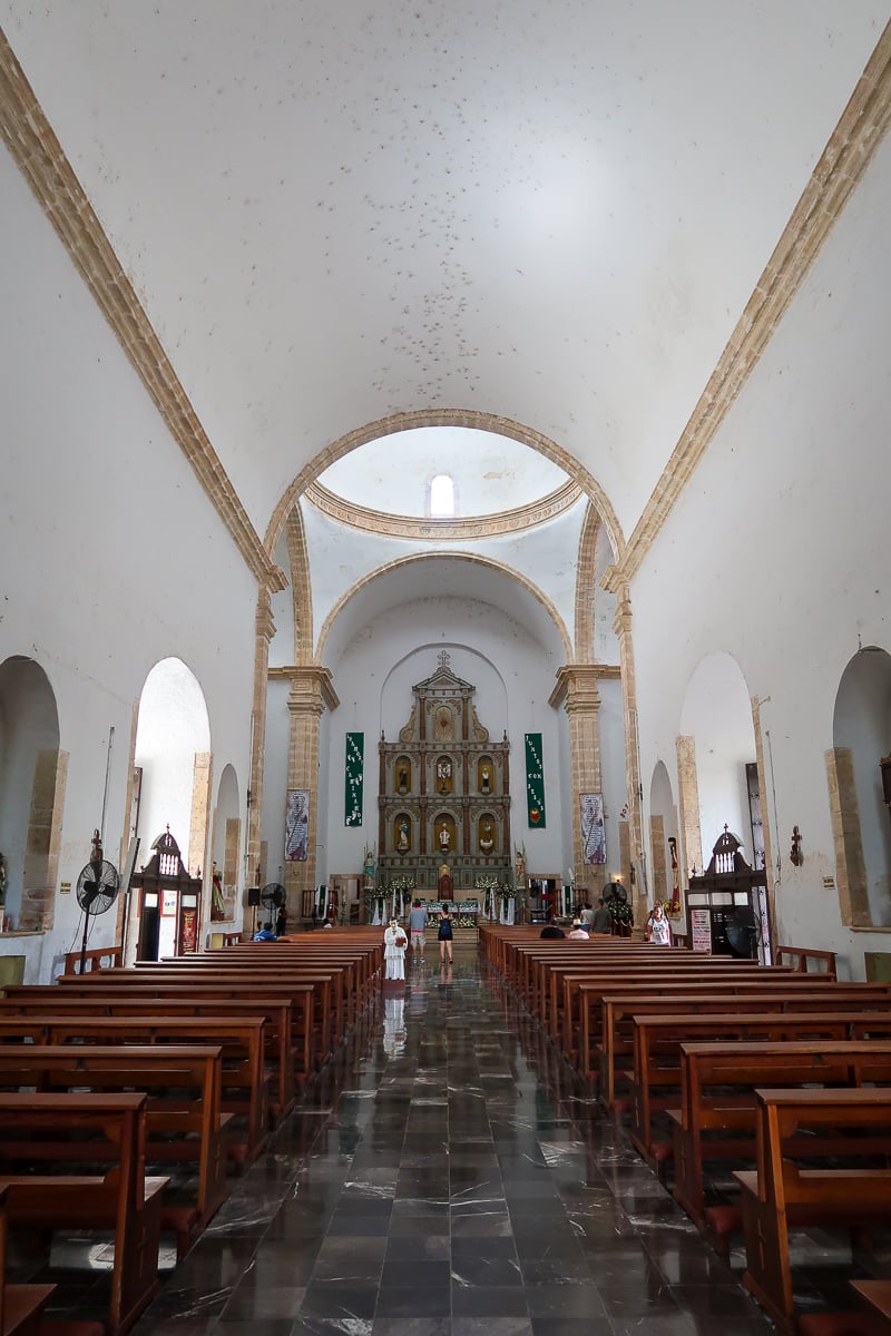 The interior of the church of San Servacio in Valladolid
