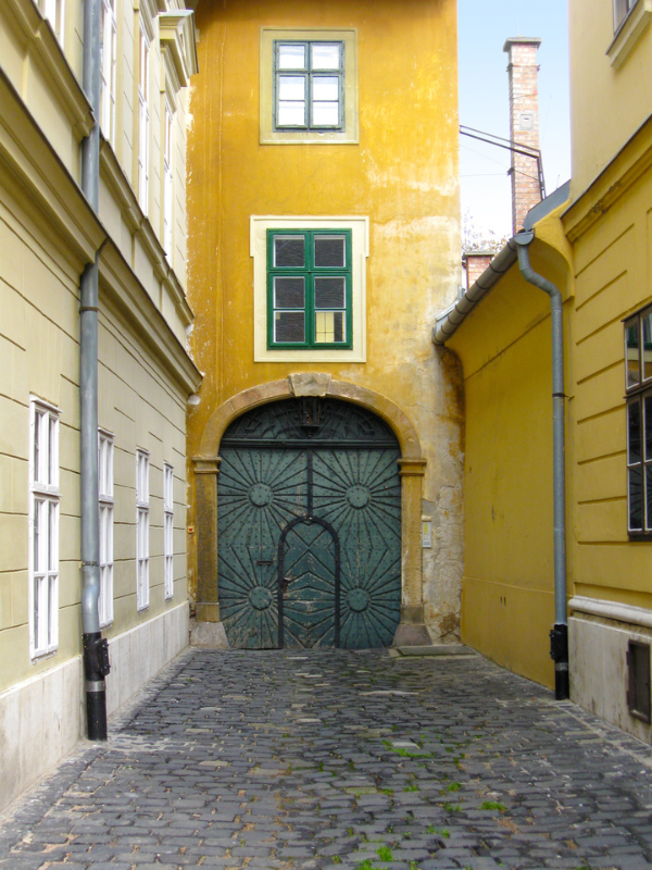 Cute street in Budapest