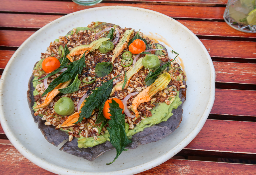 Escamole tostada at Casa Oaxaca - so good!