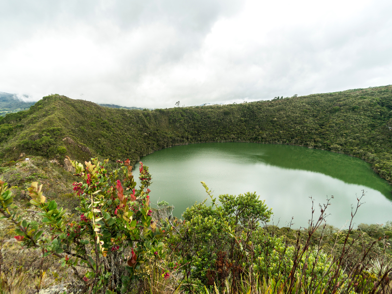 Laguna de Guatavita - a must-see attraction in Bogota, Colombia