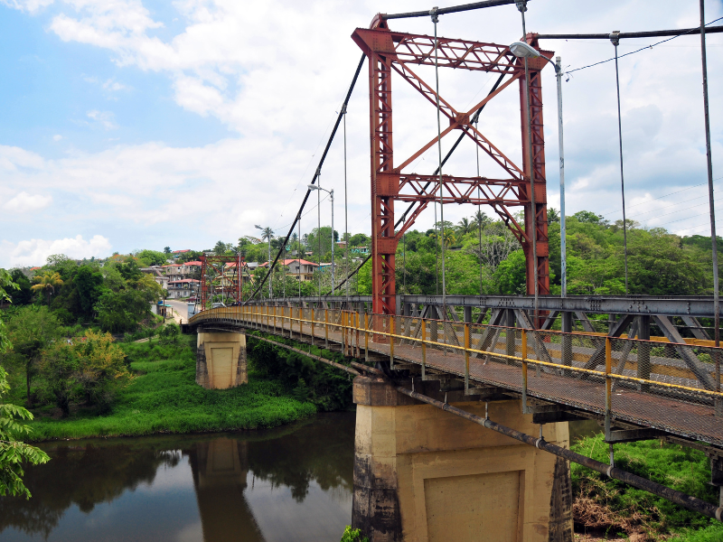 An old bridge in San Ignacio, Belize