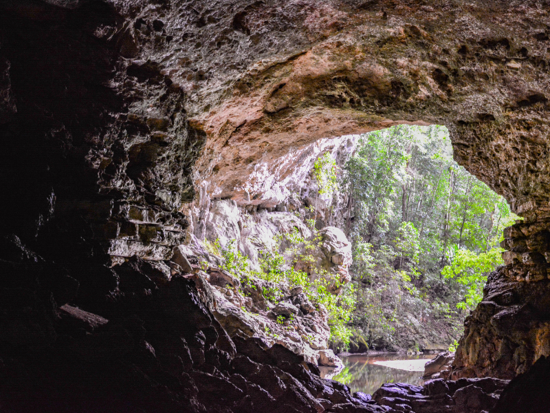 Rio Frio Cave - exploring here is one of the best things to do nearby San Ignacio, Belize!