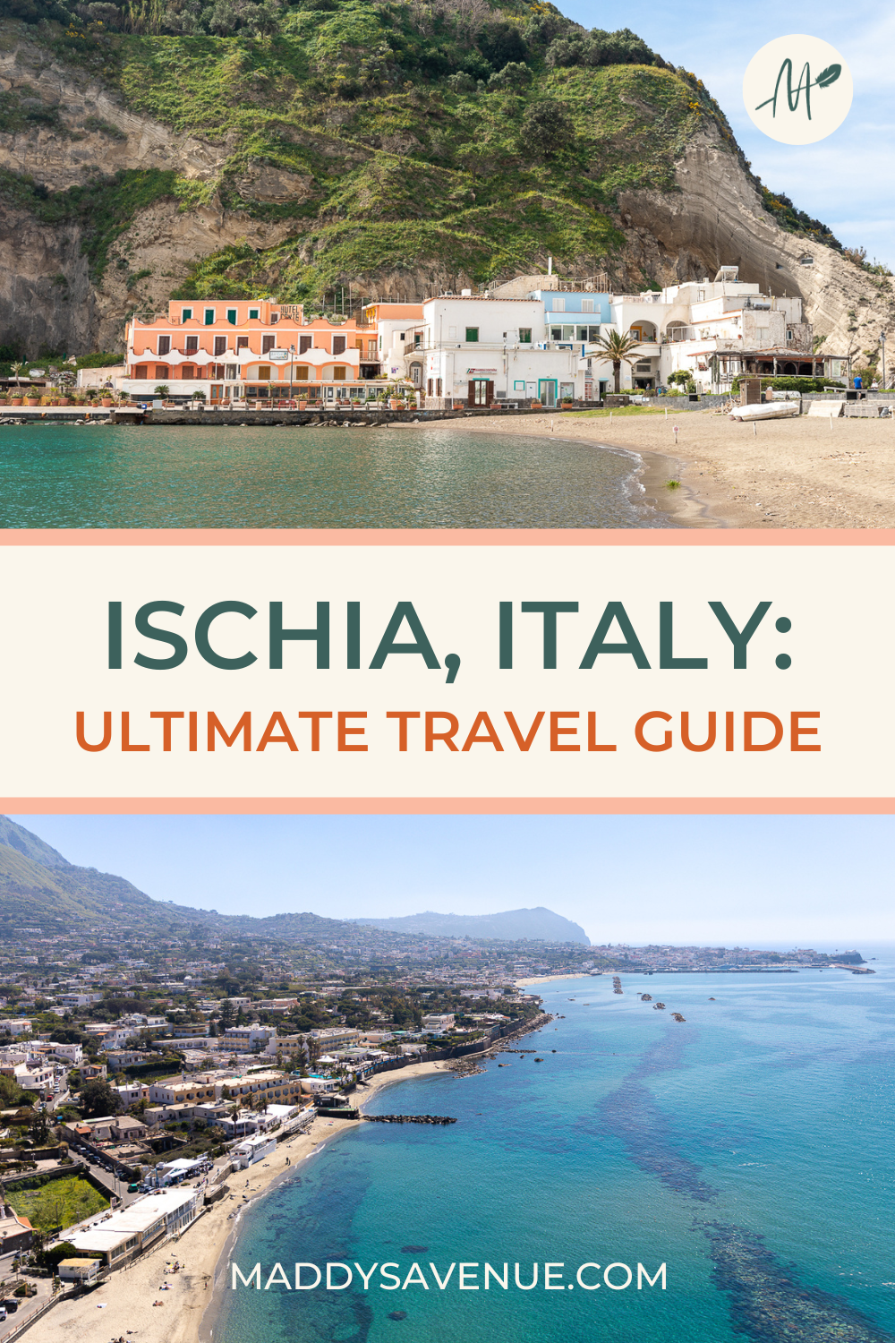 The volcanic island of Ischia, Italy is the most underrated destination in all of Italy. So, if I were you, I’d visit immediately - before everyone else realizes that too! Between its natural hot springs, gorgeous beaches, mountainous landscapes, and incredible sunsets, Ischia is a natural wonder. Here's the ultimate travel guide to Ischia, Italy!