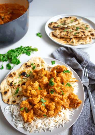 Easy Vegan Cauliflower Tikka Masala