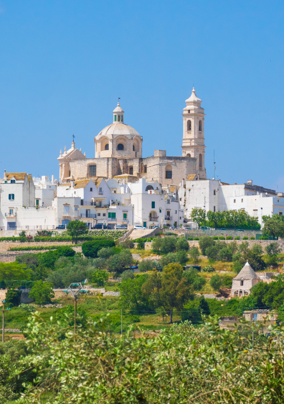 Whitewashed town of Ostuni, Puglia